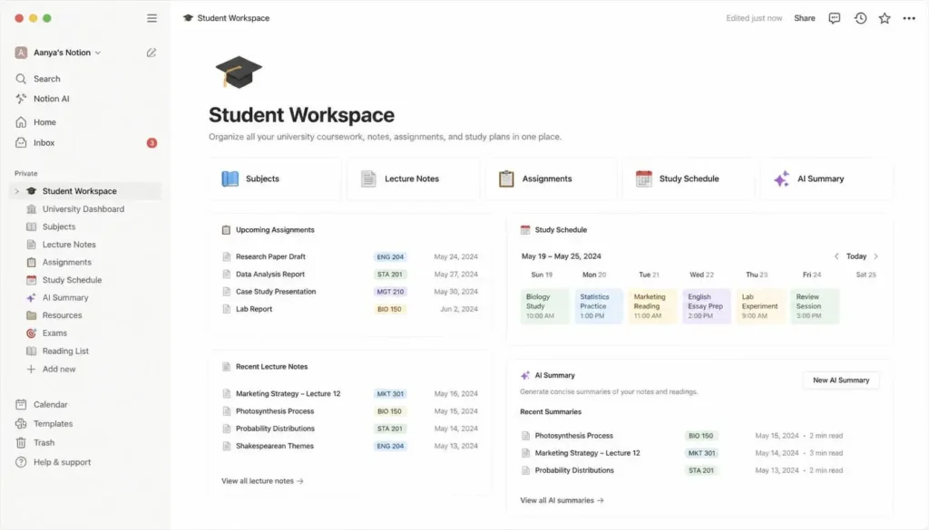 student assingment with ai