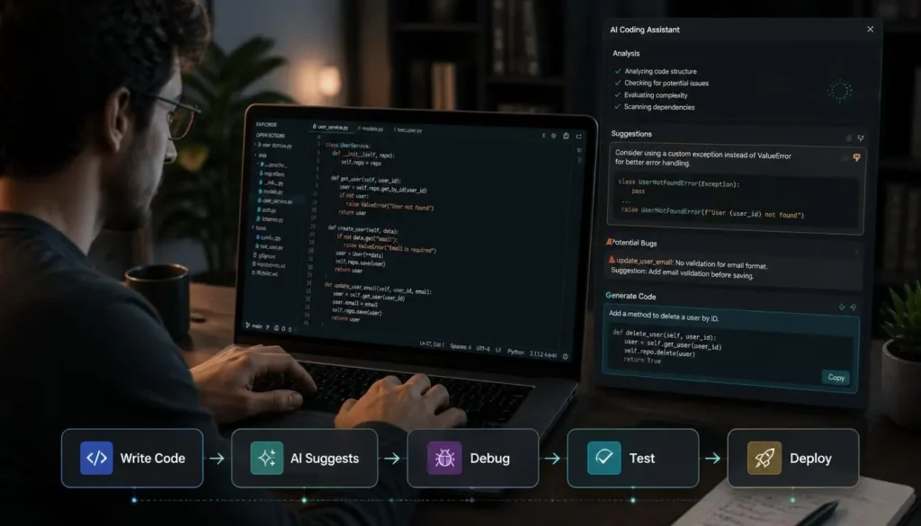 AI coding assistant workflow for developers in 2026
